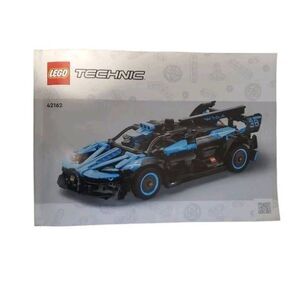 Lego Technic 42162 Bugatti Agile Blue Instruction manual only